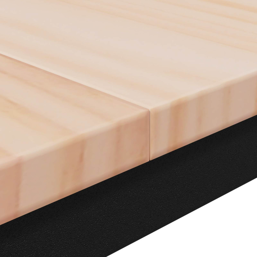 Produktbild för Barbord Naturfärg 70 x 70 x 105 cm Massiv furu