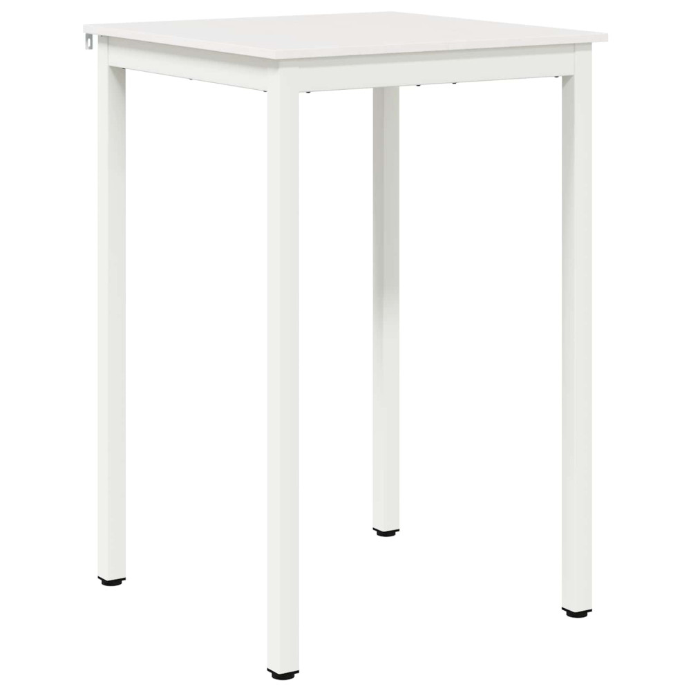 Produktbild för Barbord Vit 70 x 70 x 105 cm Massiv furu