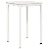 Produktbild för Barbord Vit 70 x 70 x 105 cm Massiv furu