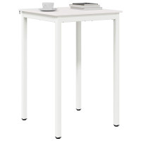 Produktbild för Barbord Vit 70 x 70 x 105 cm Massiv furu
