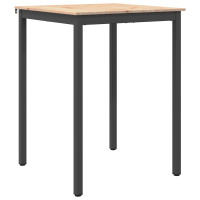 Produktbild för Barbord Naturfärg 80 x 80 x 105 cm Massiv furu