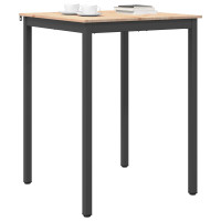 Produktbild för Barbord Naturfärg 80 x 80 x 105 cm Massiv furu