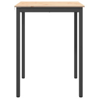 Produktbild för Barbord Naturfärg 80 x 80 x 105 cm Massiv furu