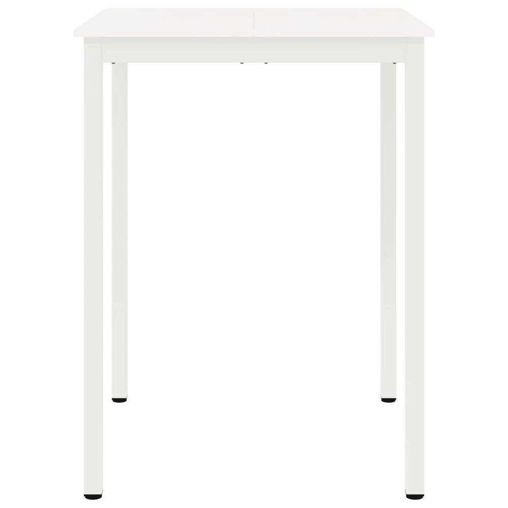 Produktbild för Barbord Vit 80 x 80 x 105 cm Massiv furu