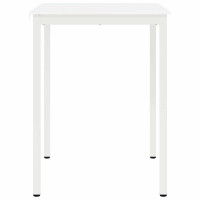 Produktbild för Barbord Vit 80 x 80 x 105 cm Massiv furu