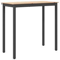 Produktbild för Barbord Naturfärg 110 x 55 x 105 cm Massiv furu