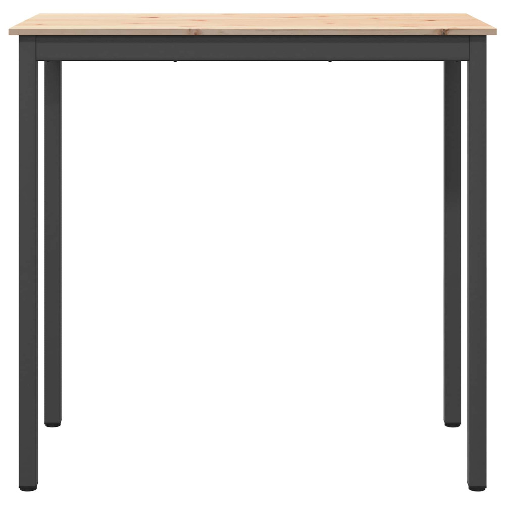 Produktbild för Barbord Naturfärg 110 x 55 x 105 cm Massiv furu