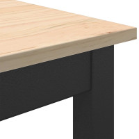 Produktbild för Barbord Naturfärg 110 x 55 x 105 cm Massiv furu
