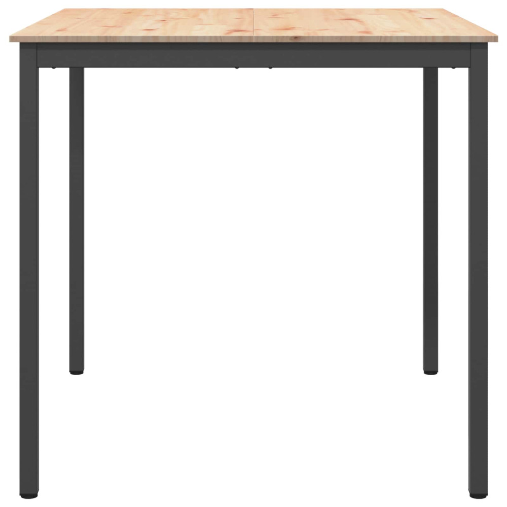 Produktbild för Barbord Naturfärg 110 x 110 x 105 cm Massiv furu
