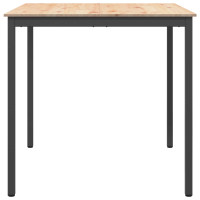 Produktbild för Barbord Naturfärg 110 x 110 x 105 cm Massiv furu