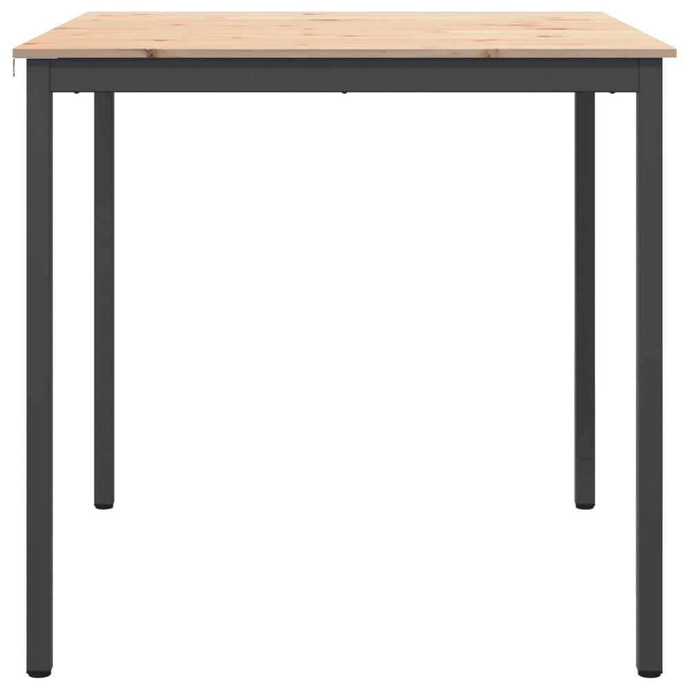 Produktbild för Barbord Naturfärg 110 x 110 x 105 cm Massiv furu