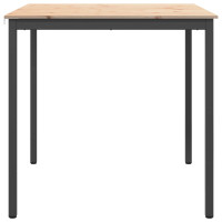 Produktbild för Barbord Naturfärg 110 x 110 x 105 cm Massiv furu