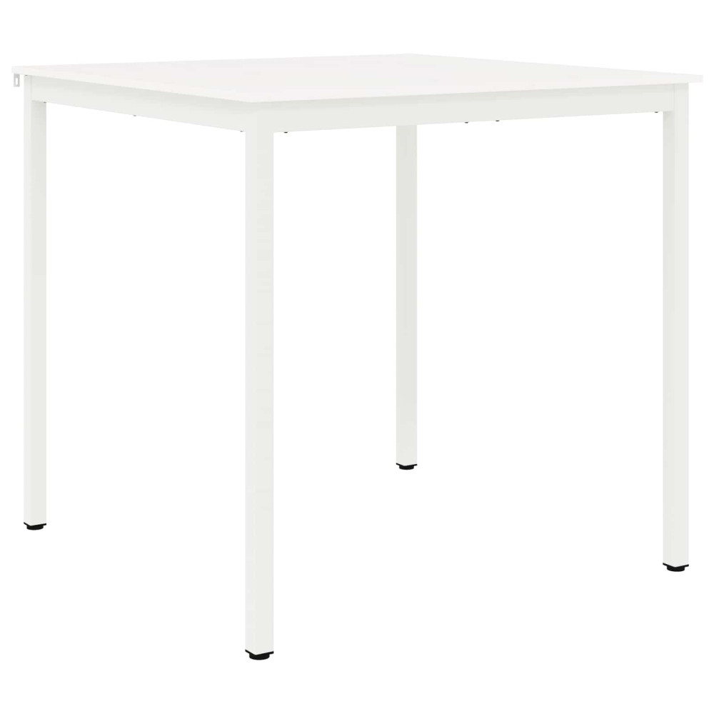 Produktbild för Barbord Vit 110 x 110 x 105 cm Massiv furu