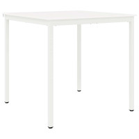 Produktbild för Barbord Vit 110 x 110 x 105 cm Massiv furu