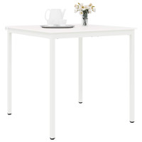 Produktbild för Barbord Vit 110 x 110 x 105 cm Massiv furu