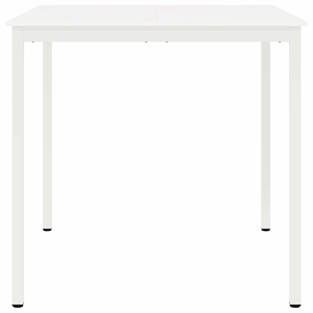 Produktbild för Barbord Vit 110 x 110 x 105 cm Massiv furu