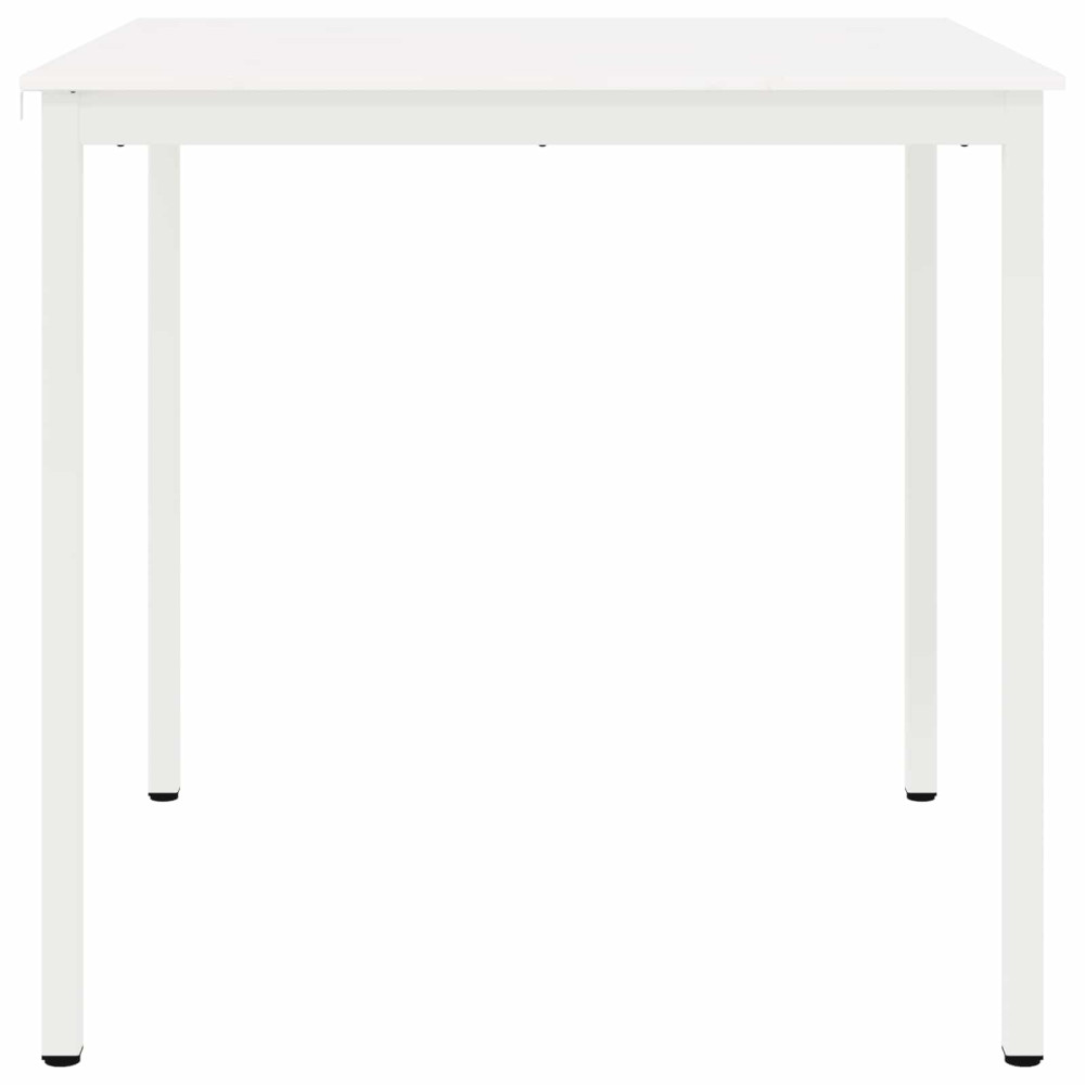 Produktbild för Barbord Vit 110 x 110 x 105 cm Massiv furu