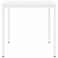 Produktbild för Barbord Vit 110 x 110 x 105 cm Massiv furu