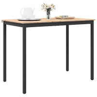Produktbild för Barbord Naturfärg 140 x 80 x 105 cm Massiv furu