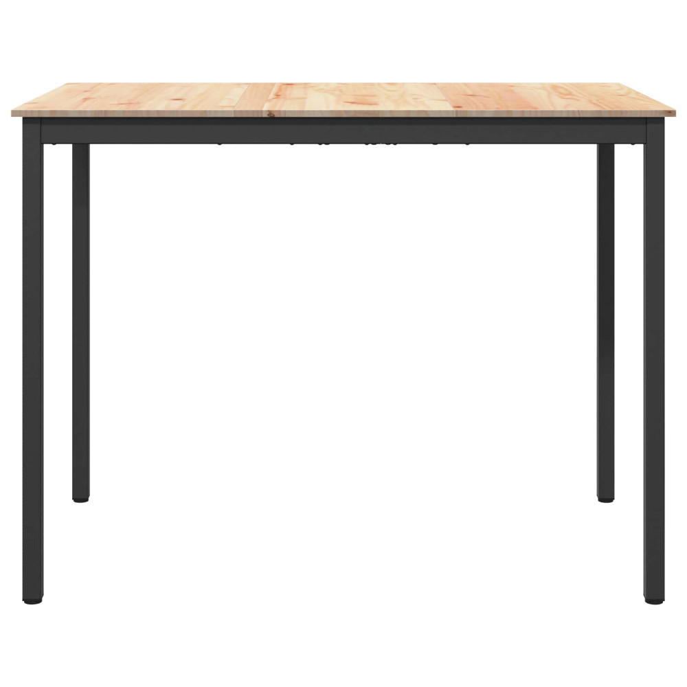 Produktbild för Barbord Naturfärg 140 x 80 x 105 cm Massiv furu