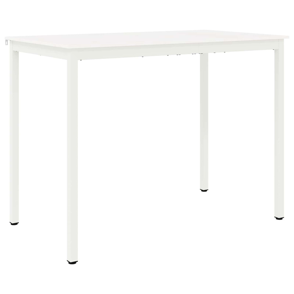 Produktbild för Barbord Vit 140 x 80 x 105 cm Massiv furu
