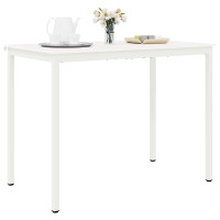 Produktbild för Barbord Vit 140 x 80 x 105 cm Massiv furu