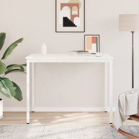 Produktbild för Barbord Vit 140 x 80 x 105 cm Massiv furu