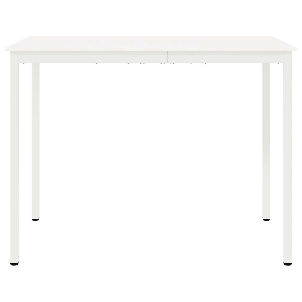 Produktbild för Barbord Vit 140 x 80 x 105 cm Massiv furu