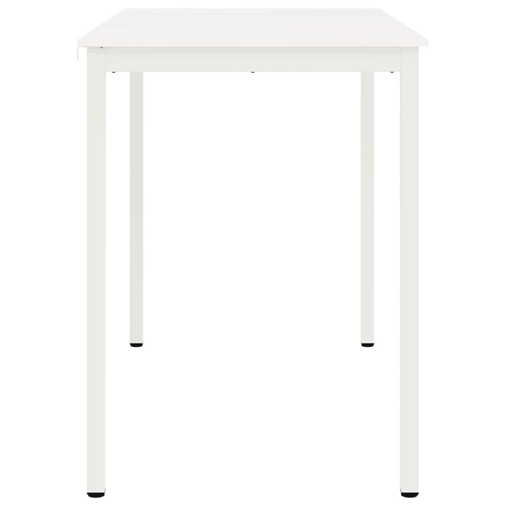 Produktbild för Barbord Vit 140 x 80 x 105 cm Massiv furu
