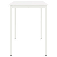 Produktbild för Barbord Vit 140 x 80 x 105 cm Massiv furu