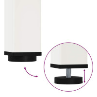 Produktbild för Barbord Vit 140 x 80 x 105 cm Massiv furu