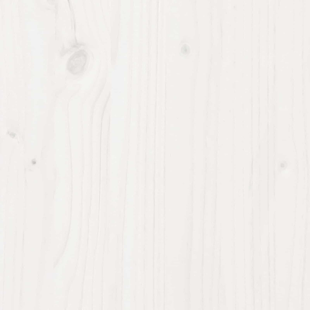 Produktbild för Barbord Vit 140 x 80 x 105 cm Massiv furu