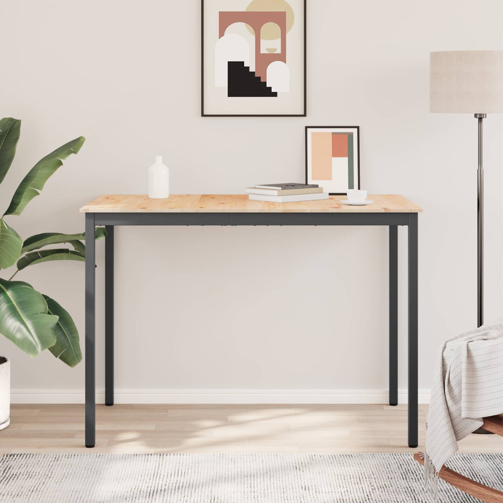 Produktbild för Barbord Naturfärg 150 x 80 x 105 cm Massiv furu