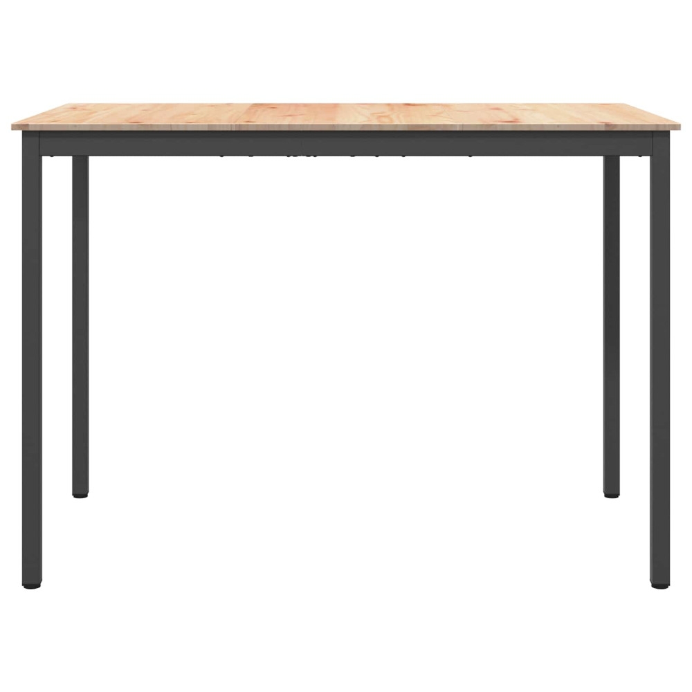 Produktbild för Barbord Naturfärg 150 x 80 x 105 cm Massiv furu