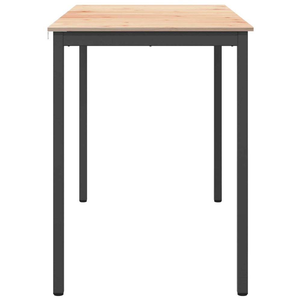 Produktbild för Barbord Naturfärg 150 x 80 x 105 cm Massiv furu