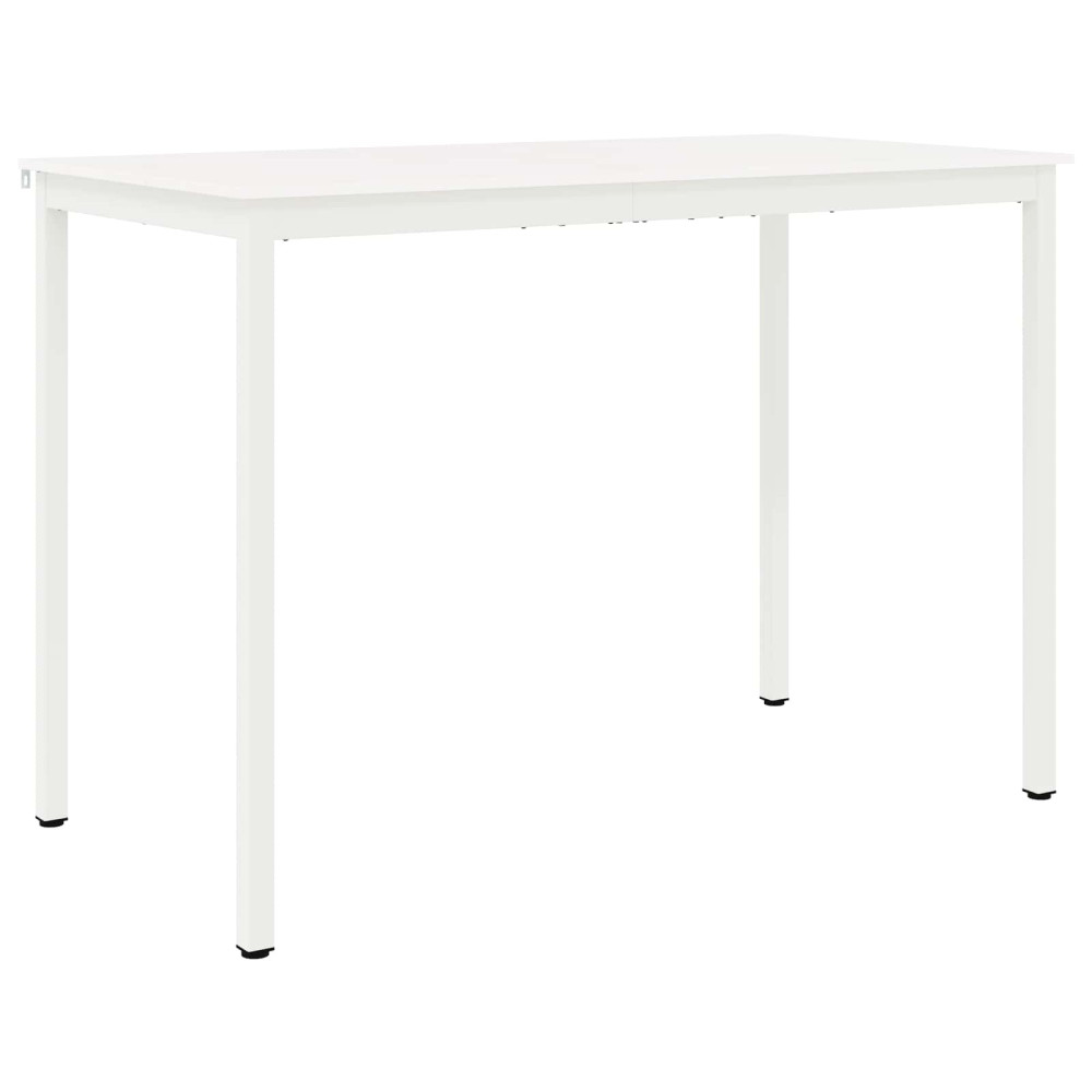Produktbild för Barbord Vit 150 x 80 x 105 cm Massiv furu