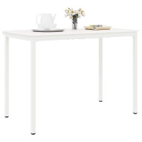 Produktbild för Barbord Vit 150 x 80 x 105 cm Massiv furu