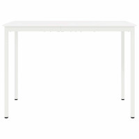 Produktbild för Barbord Vit 150 x 80 x 105 cm Massiv furu