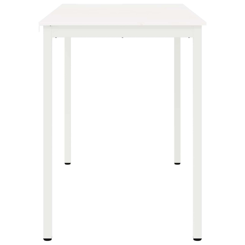 Produktbild för Barbord Vit 150 x 80 x 105 cm Massiv furu