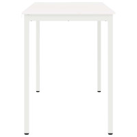 Produktbild för Barbord Vit 150 x 80 x 105 cm Massiv furu