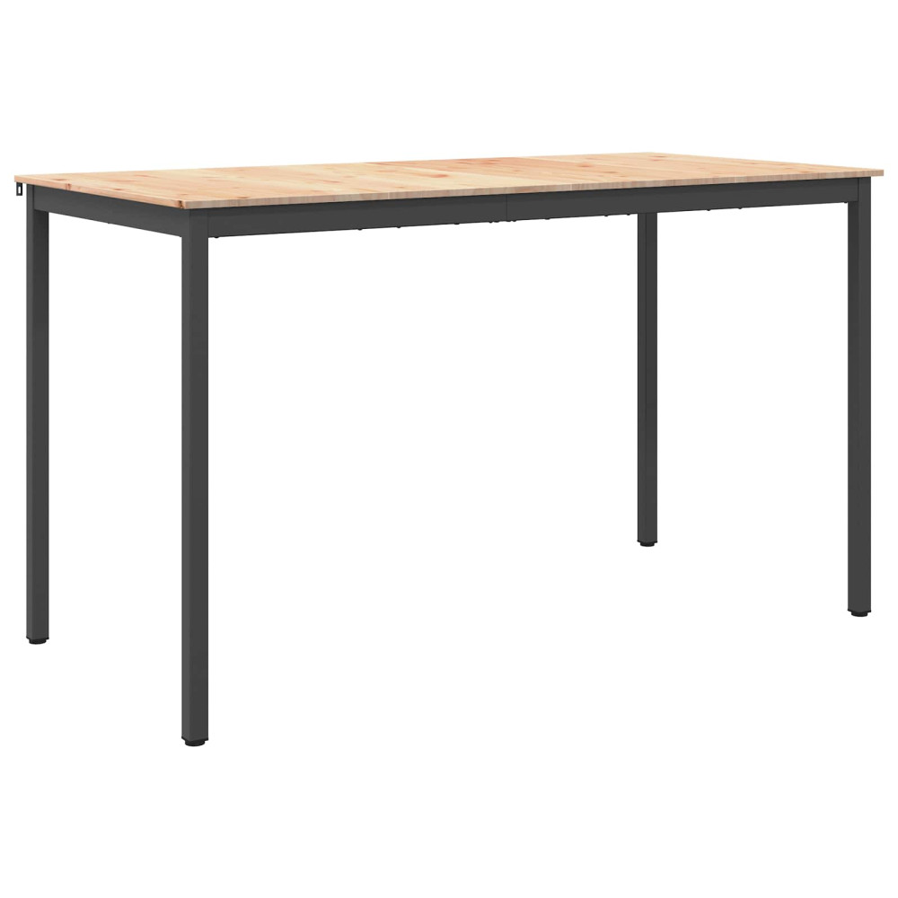 Produktbild för Barbord Naturfärg 180 x 90 x 105 cm Massiv furu