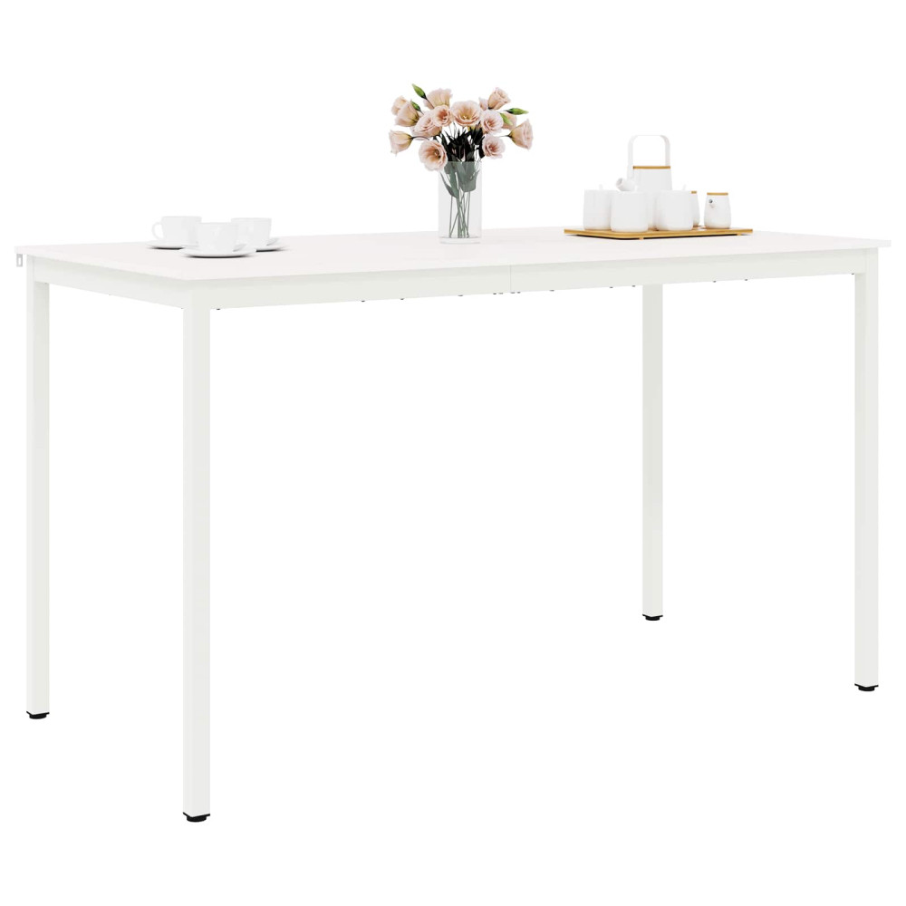 Produktbild för Barbord Vit 180 x 90 x 105 cm Massiv furu