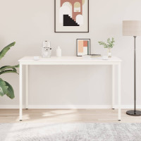 Produktbild för Barbord Vit 180 x 90 x 105 cm Massiv furu