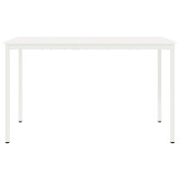 Produktbild för Barbord Vit 180 x 90 x 105 cm Massiv furu