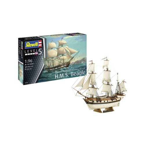 Revell Revell 05458 Darwins historiska upptäcktsfartyg H.M.S. Beagl...