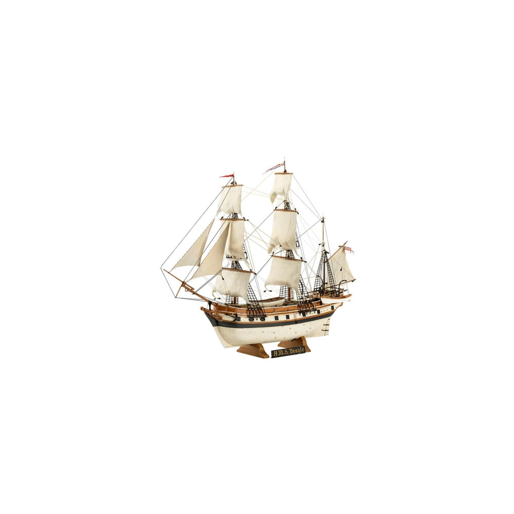 Produktbild för Revell 05458 Darwins historiska upptäcktsfartyg H.M.S. Beagl...