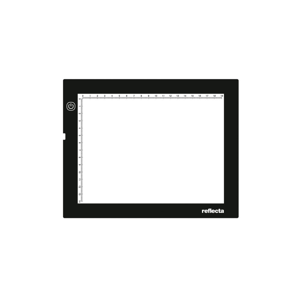 Produktbild för Reflecta LED Light Pad A5 Super Slim, Enbildsram, Svart, 19...
