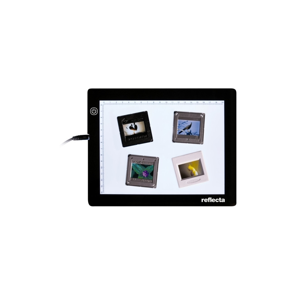 Produktbild för Reflecta LED Light Pad A5 Super Slim, Enbildsram, Svart, 19...