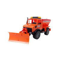Produktbild för Bruder Mercedes-Benz Unimog winter service with plow blade t...