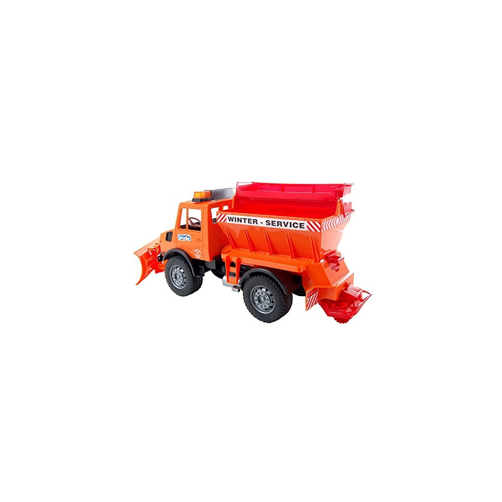 Produktbild för Bruder Mercedes-Benz Unimog winter service with plow blade t...